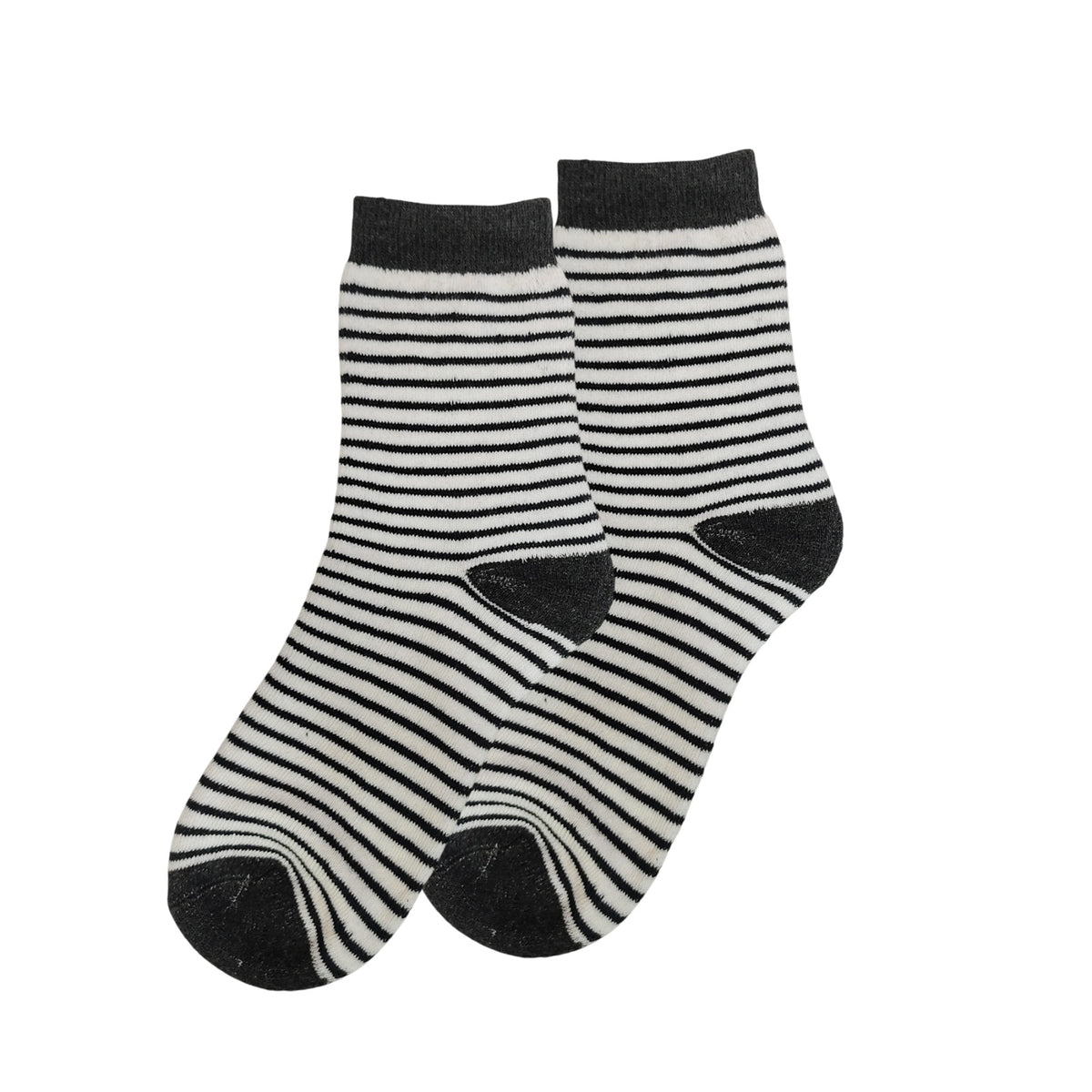 Cotton Blend Soft Crew Socks – 2 Pair Gift Pack (Striped Designs)