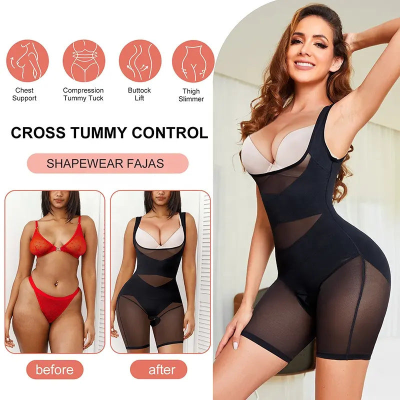 Women's High Waist Shapewear Bodysuit