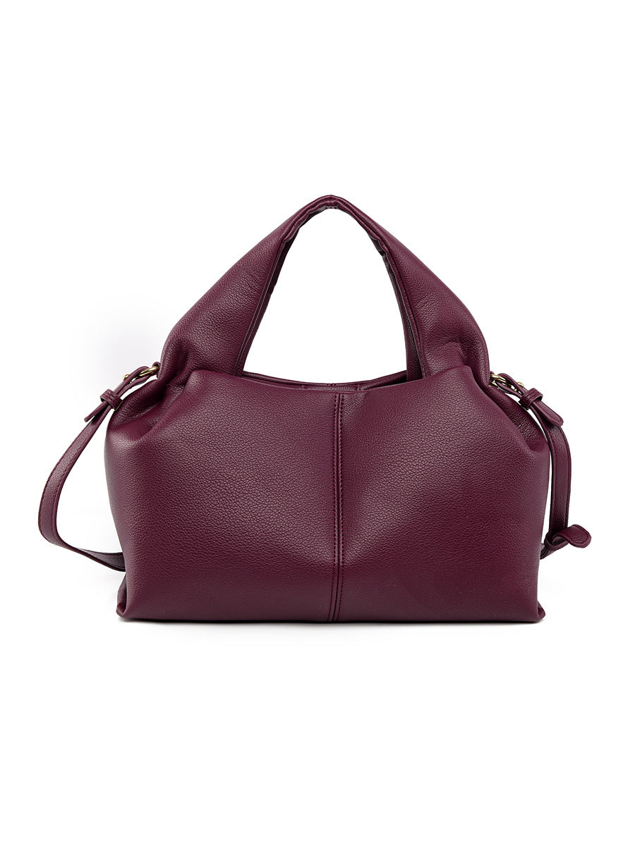 Soft Leather Cloud Shoulder Bag