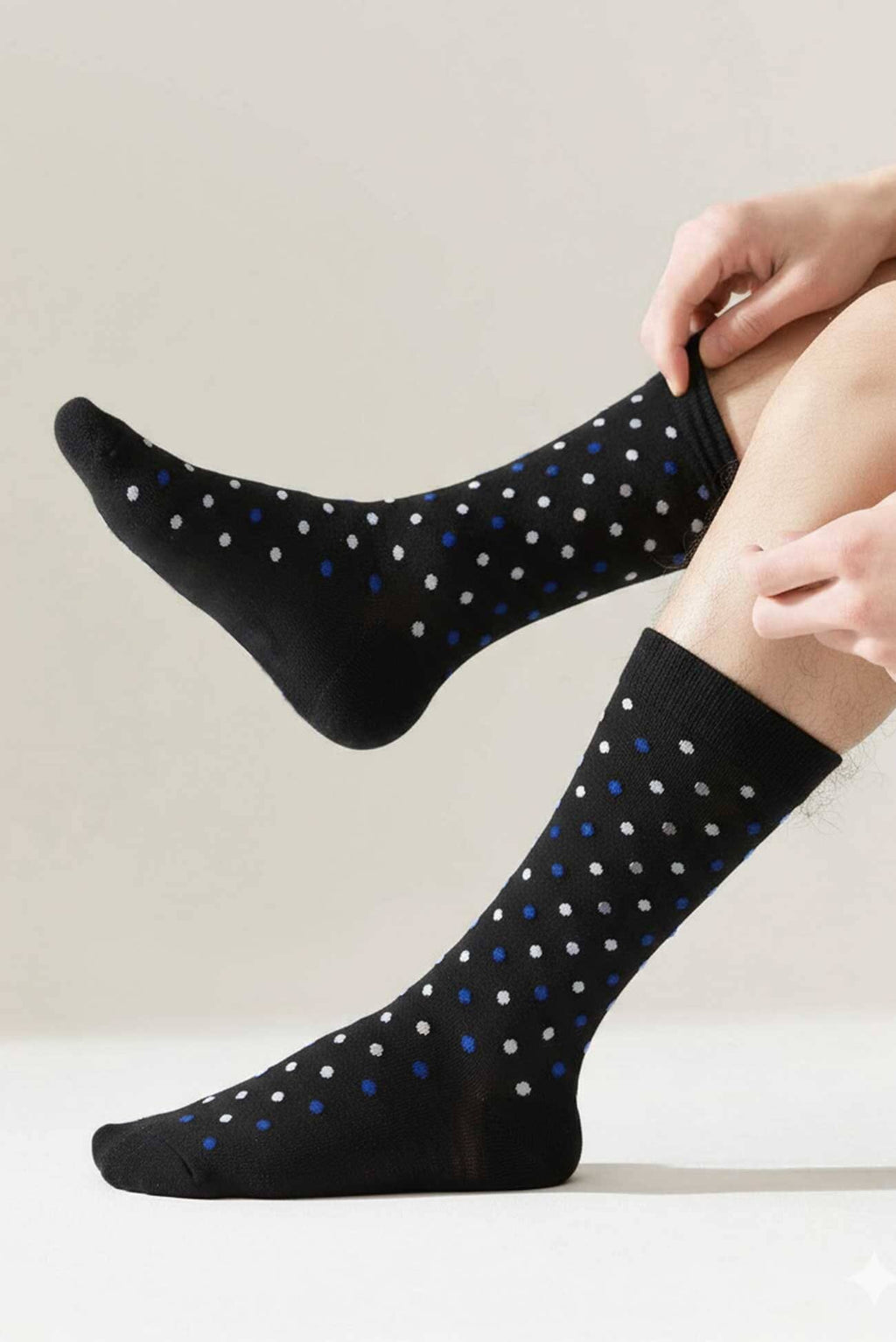 Men's Dots Crew Socks - PACK OF 2