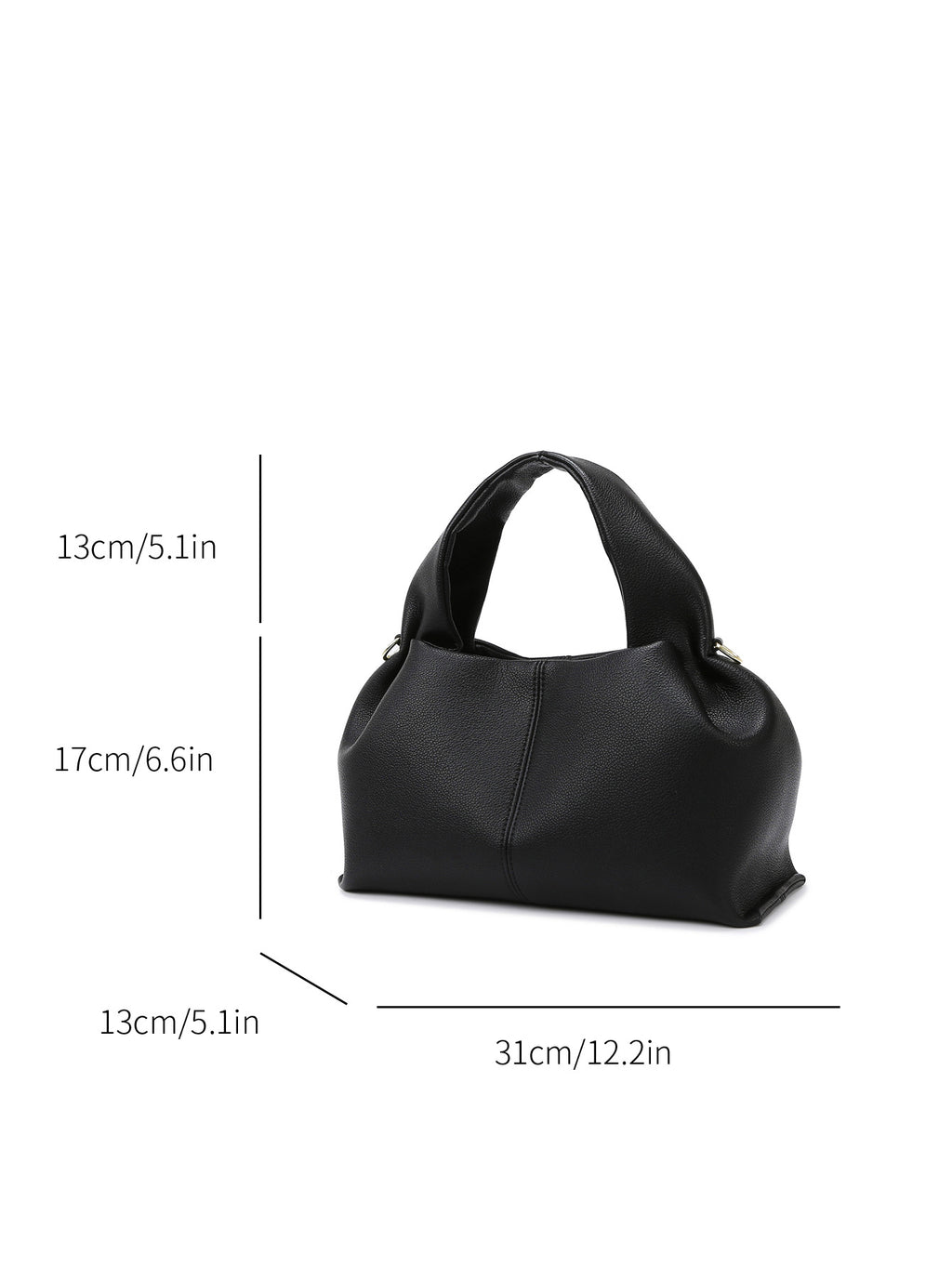 Soft Leather Cloud Shoulder Bag