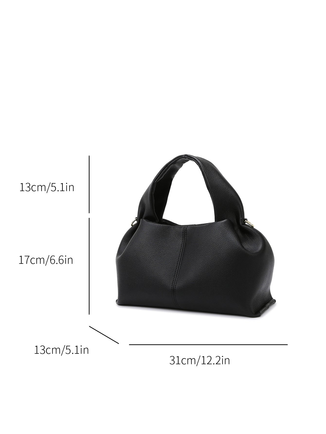 Soft Leather Cloud Shoulder Bag