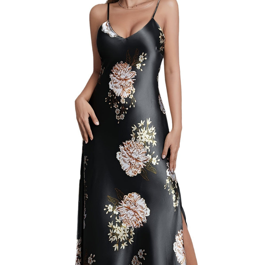 Womens Sleeveless Long Nightgown