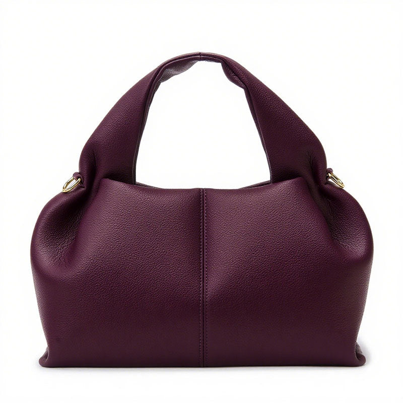 Soft Leather Cloud Shoulder Bag