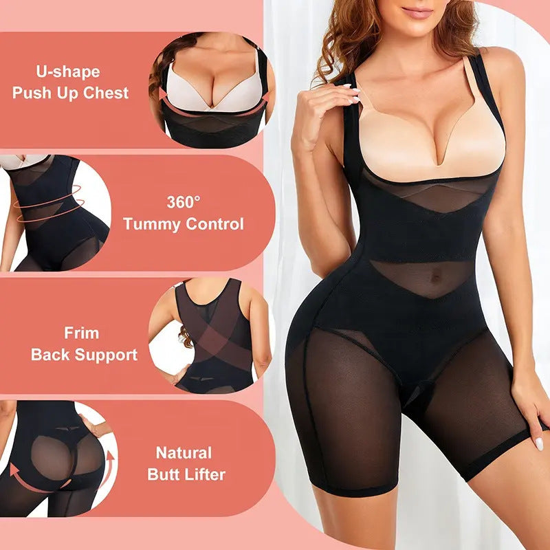Women's High Waist Shapewear Bodysuit
